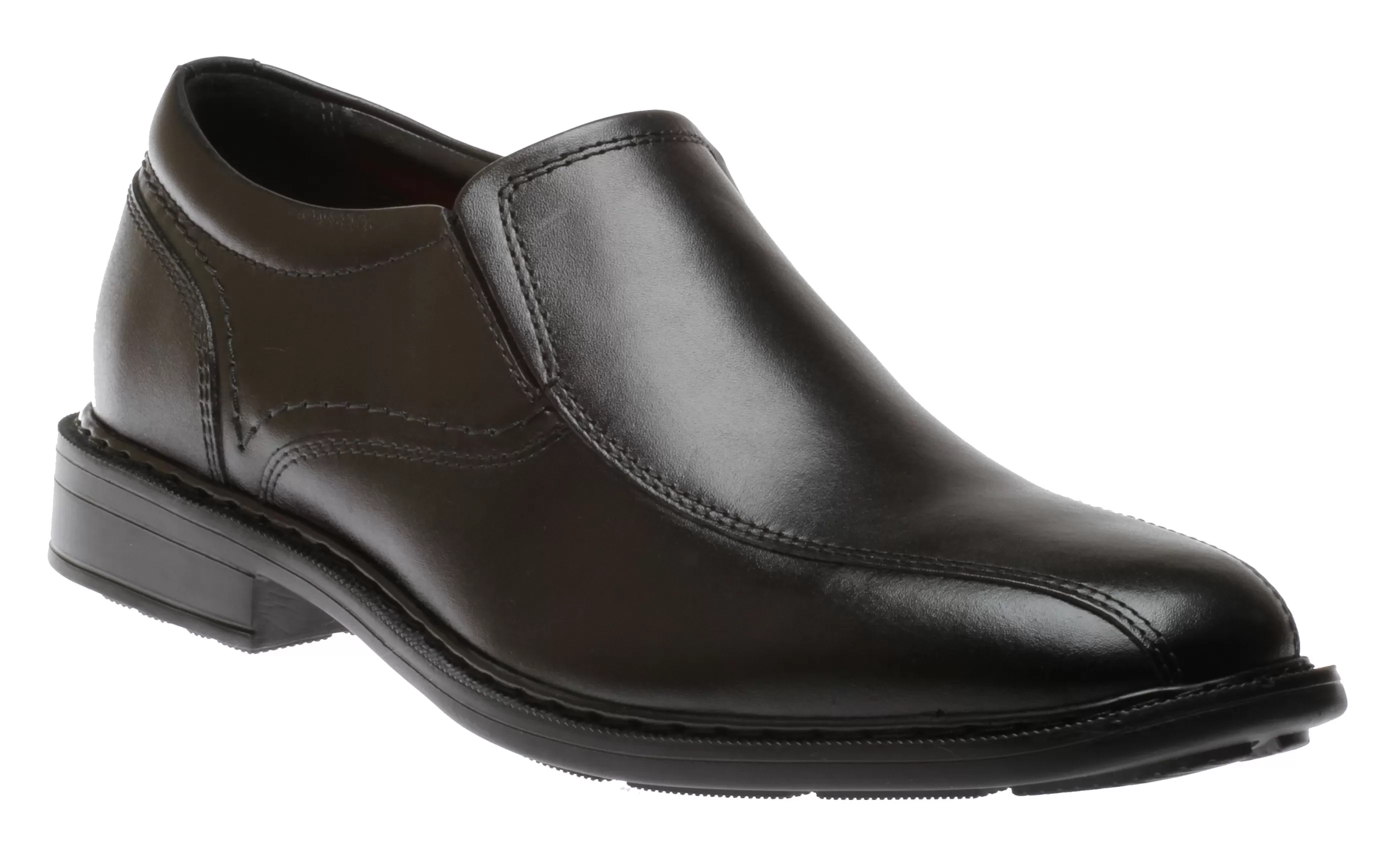 Clearance Tanner Black Leather Slip-On Dress Shoe Men Dress