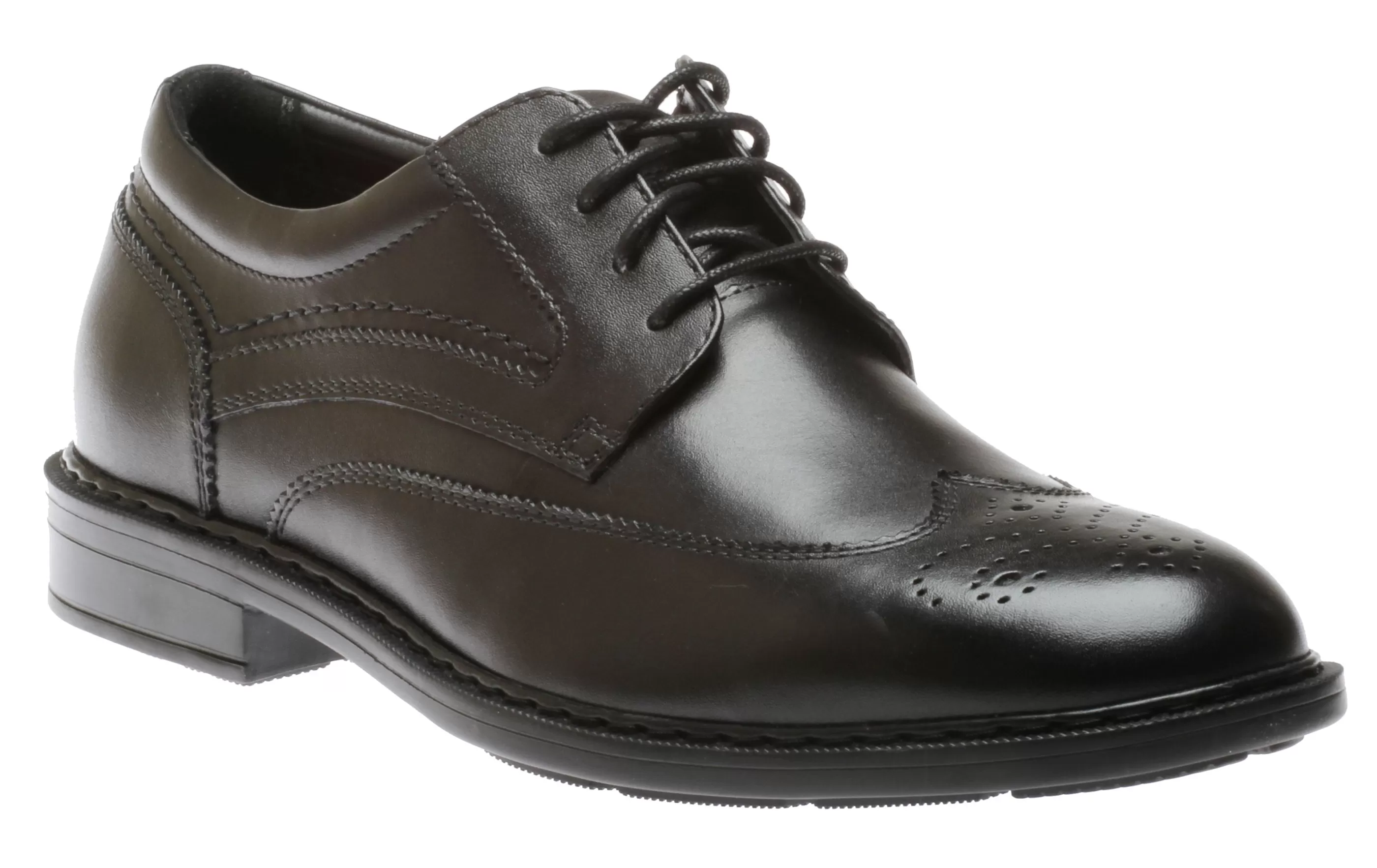 Sale Tanner Wingtip Black Leather Lace-Up Oxford Dress Shoe Men Dress