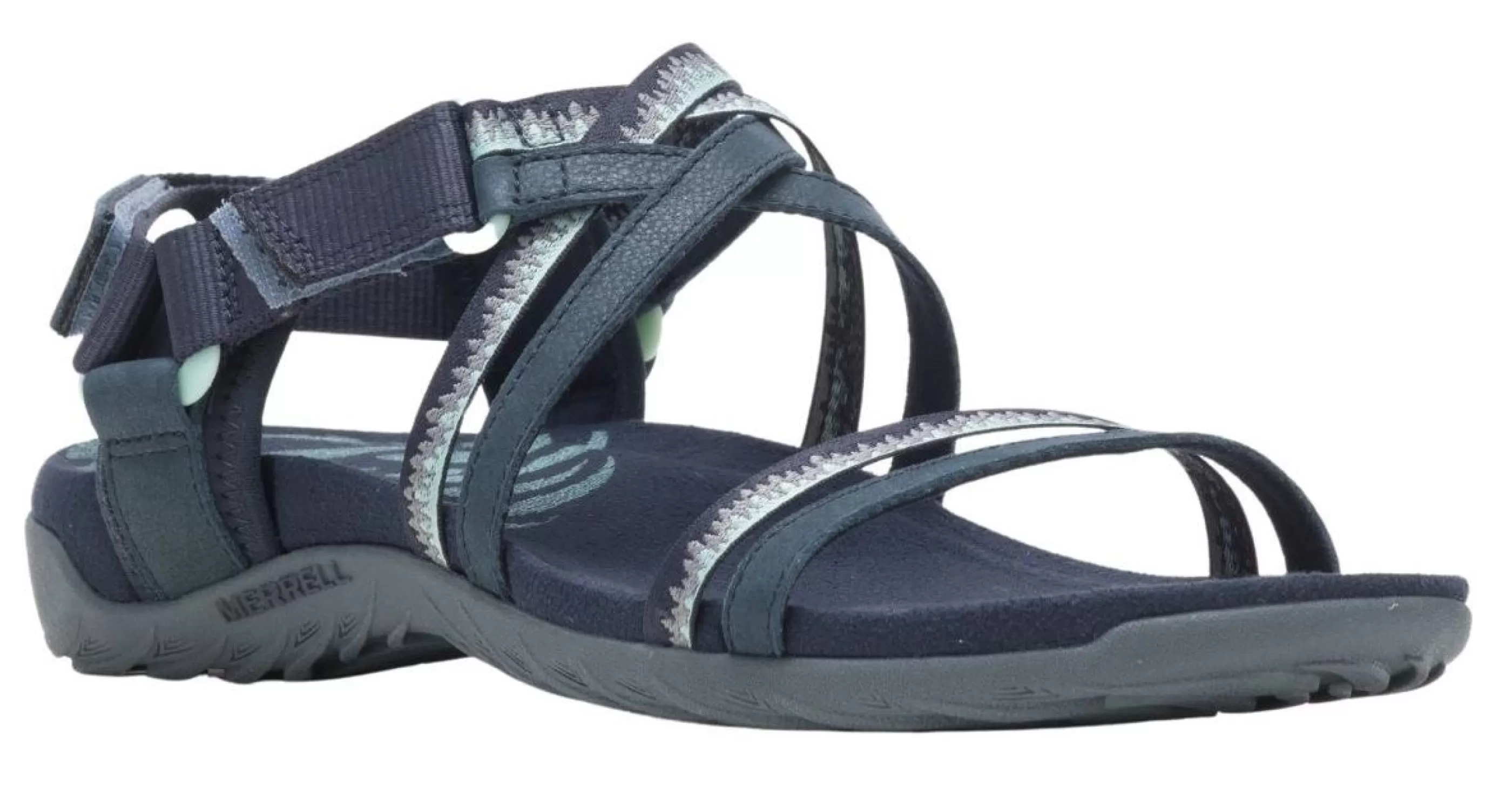 Online Terran 3 Cush Lattice Navy Sandal Women Sandal