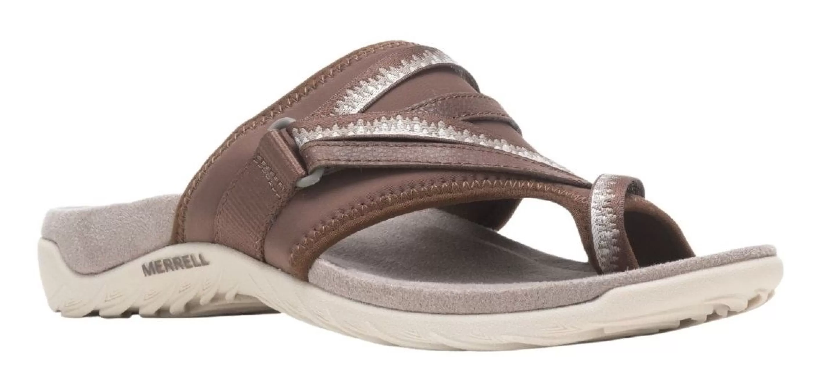 Cheap Terran 3 Cush Post Dark Earth Brown Thong Sandal Women Toe Thong