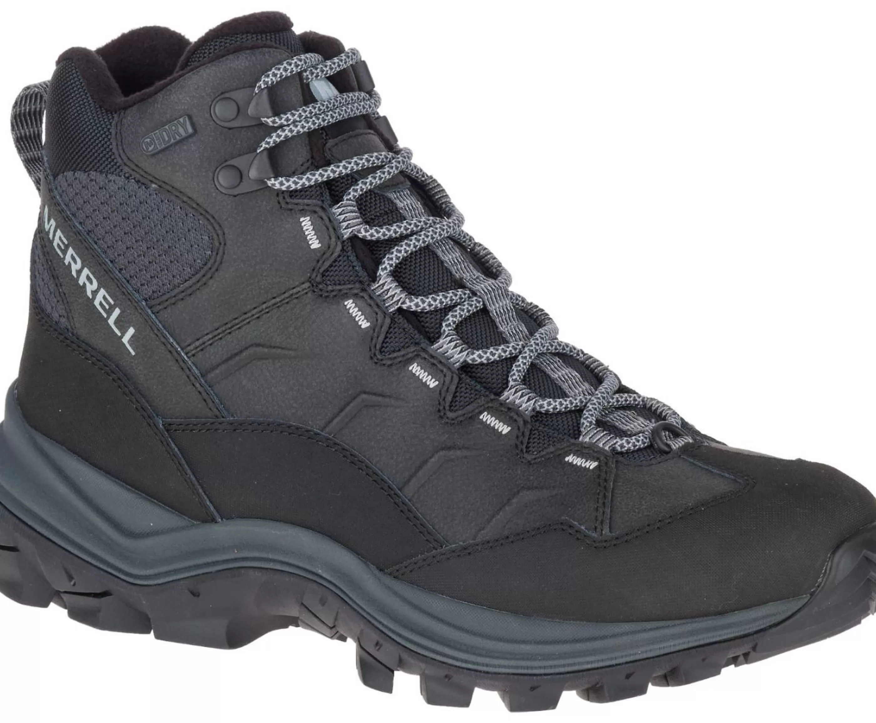 Shop Thermo Chill Mid Black Waterproof Wide Width Boot Men Boot