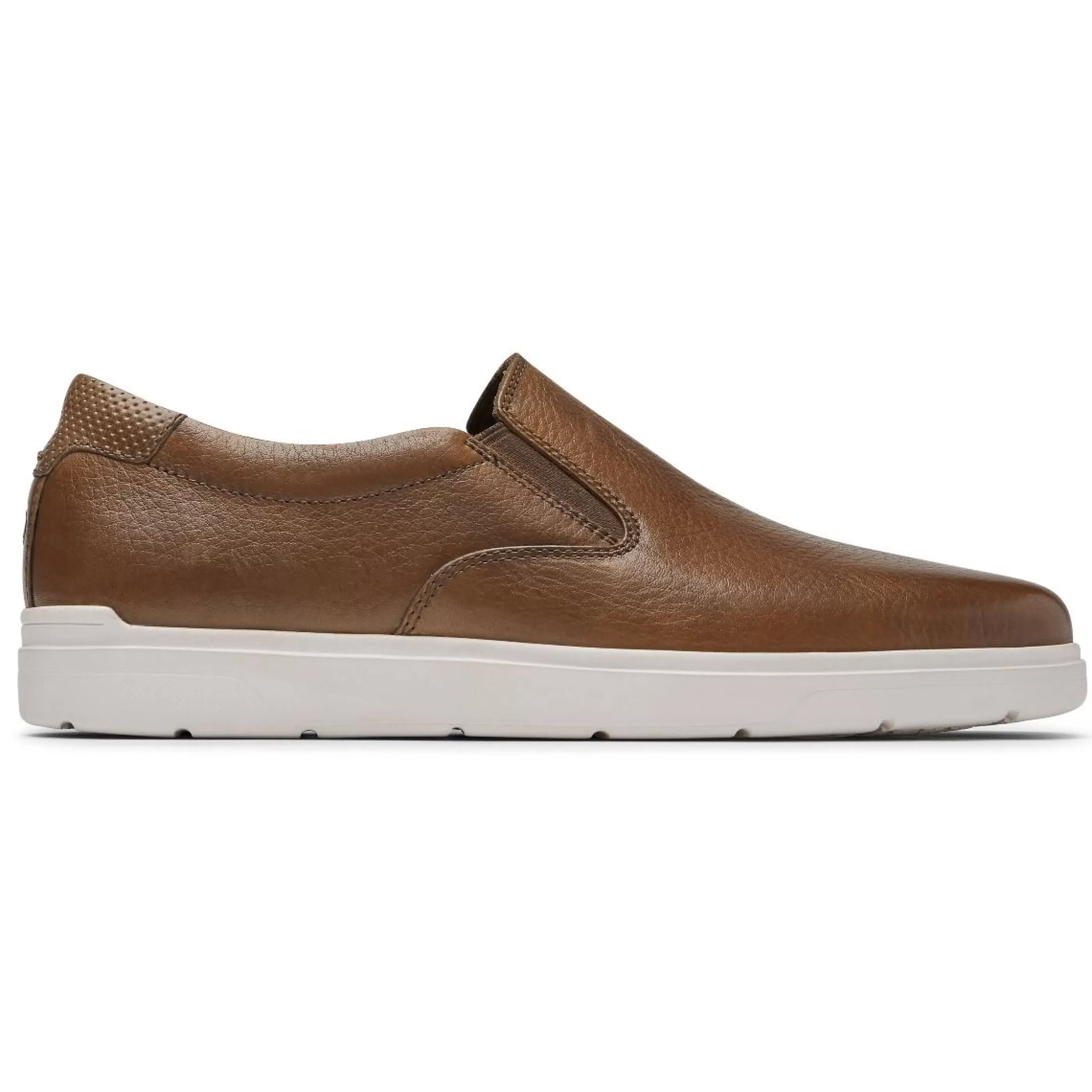 Flash Sale Total Motion Lite Cognac Brown Leather Slip-On Sneaker Men Walking