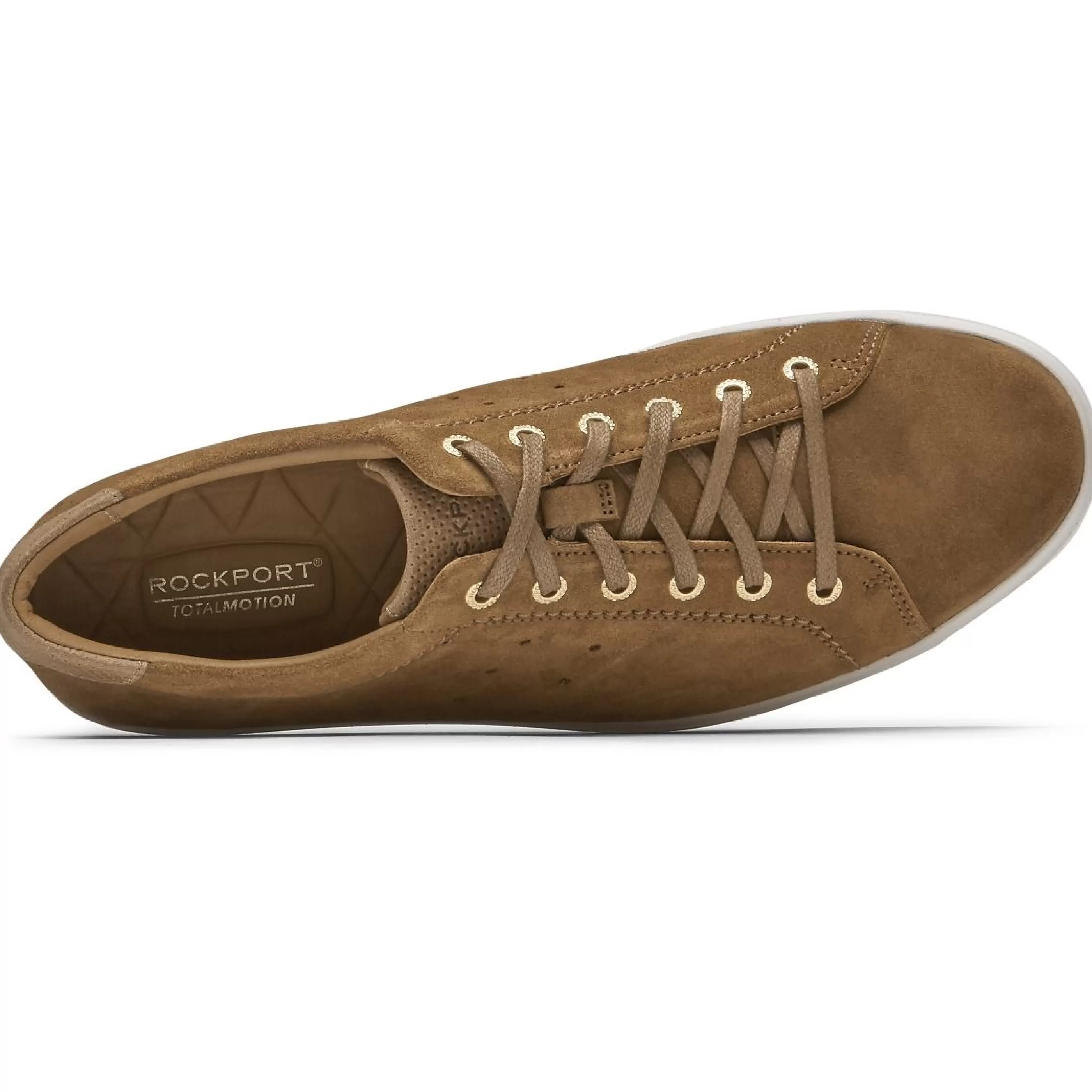 Fashion Total Motion Lite Tan Suede Lace-Up Sneaker Men Walking