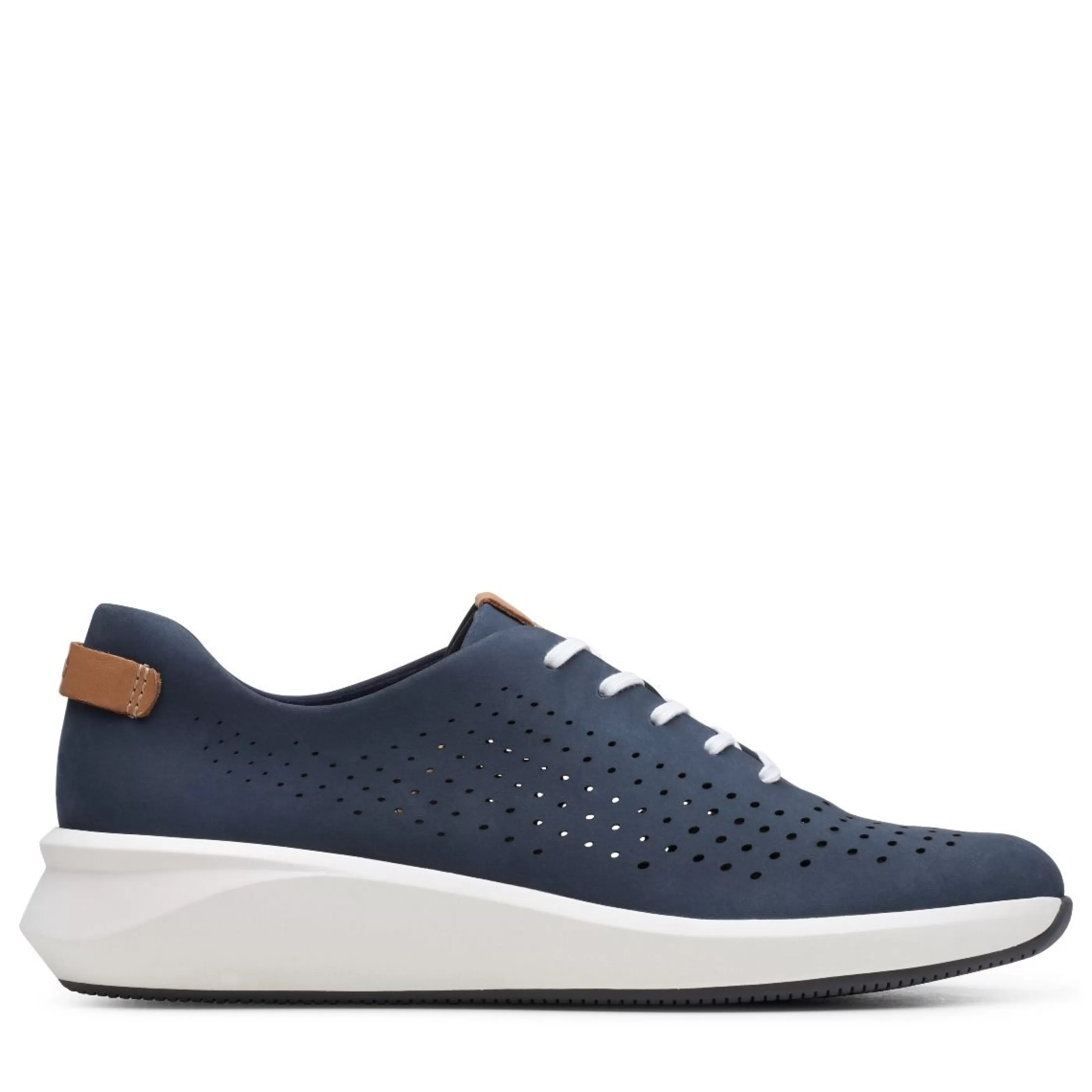 Flash Sale Un Rio Tie Navy Nubuck Leather Sneaker Women Walking