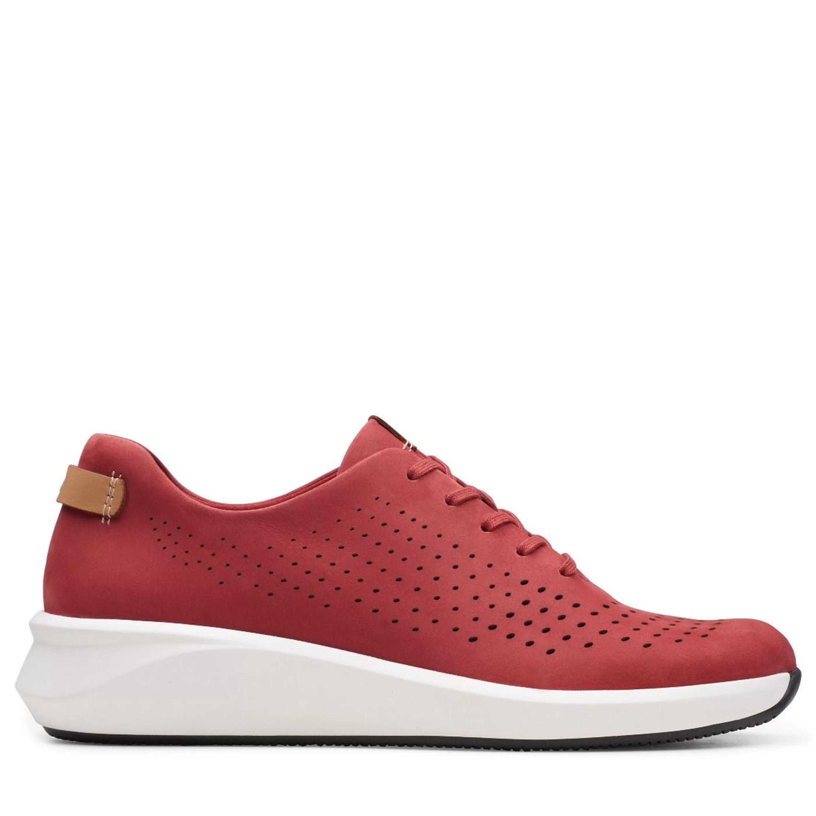 Best Un Rio Tie Red Nubuck Leather Sneaker Women Walking