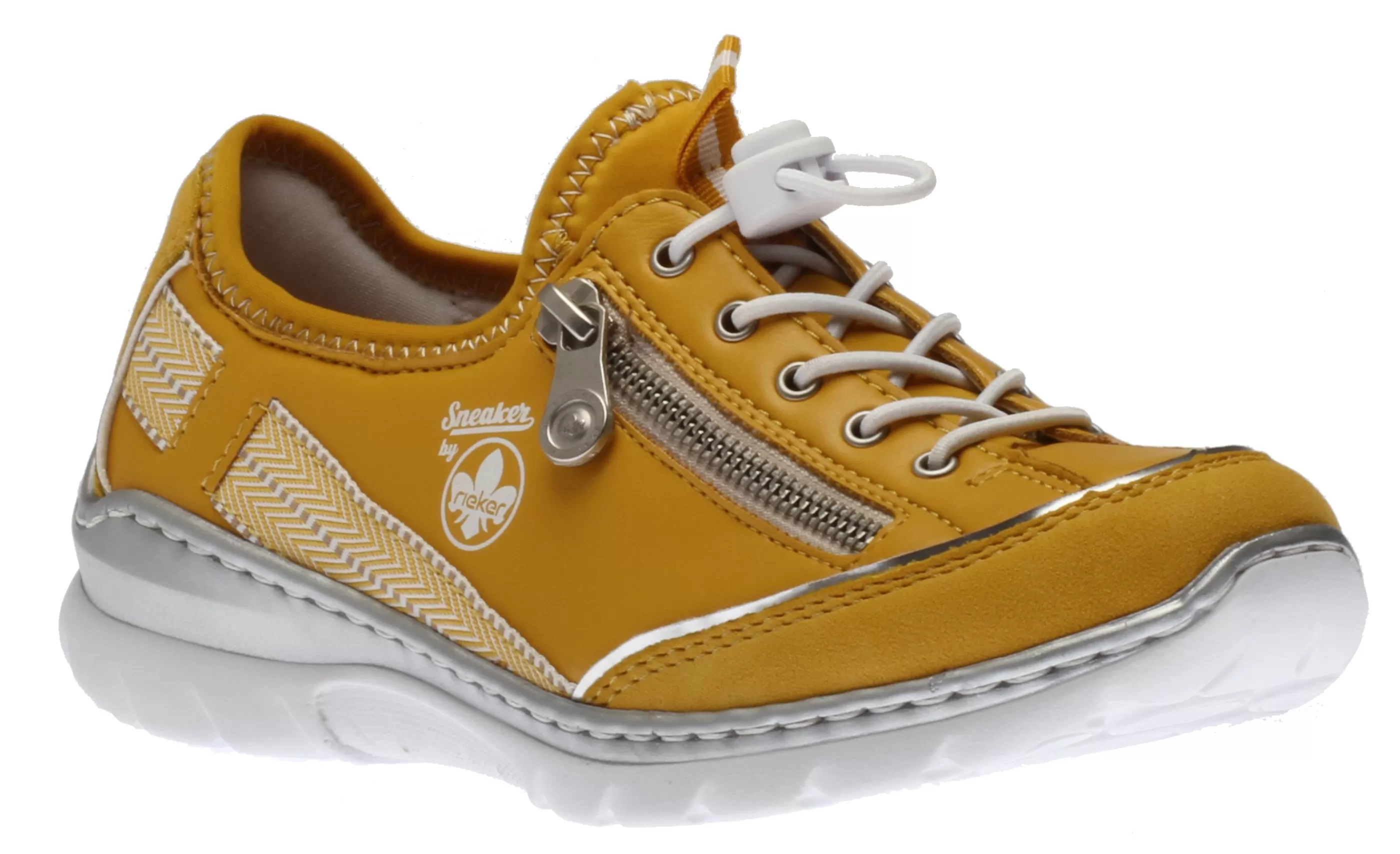 Outlet Valletta Canary Yellow Slip-On Bungee Sneaker Women Casual