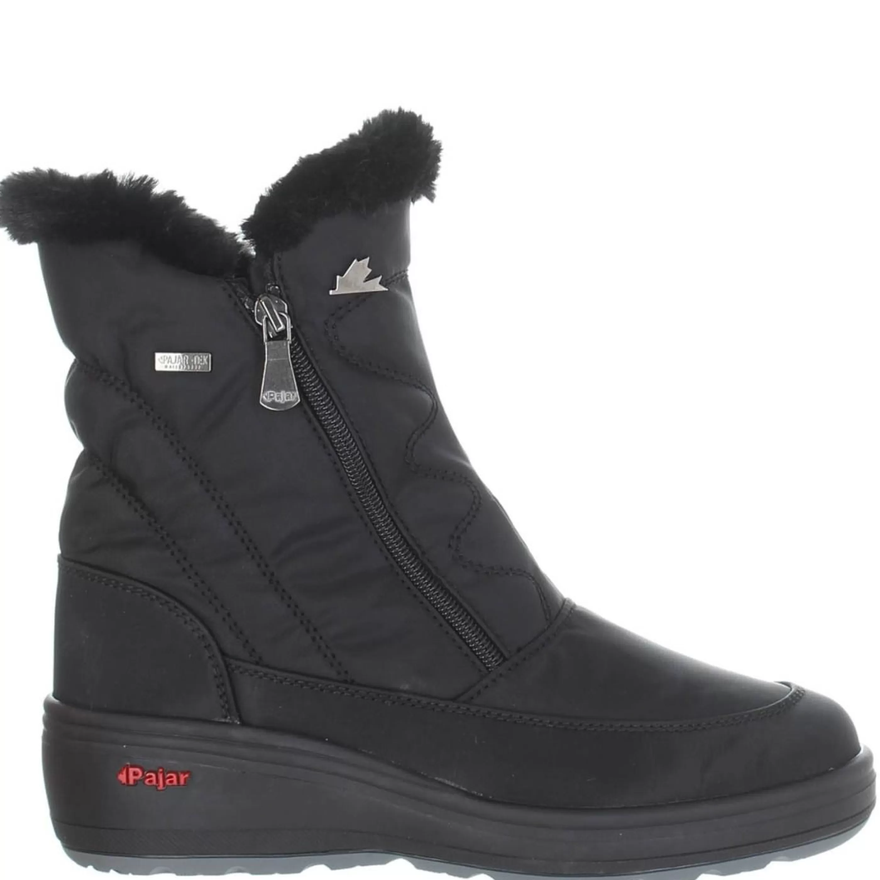 Best Veronica Black Nylon Winter Boot Women Boot