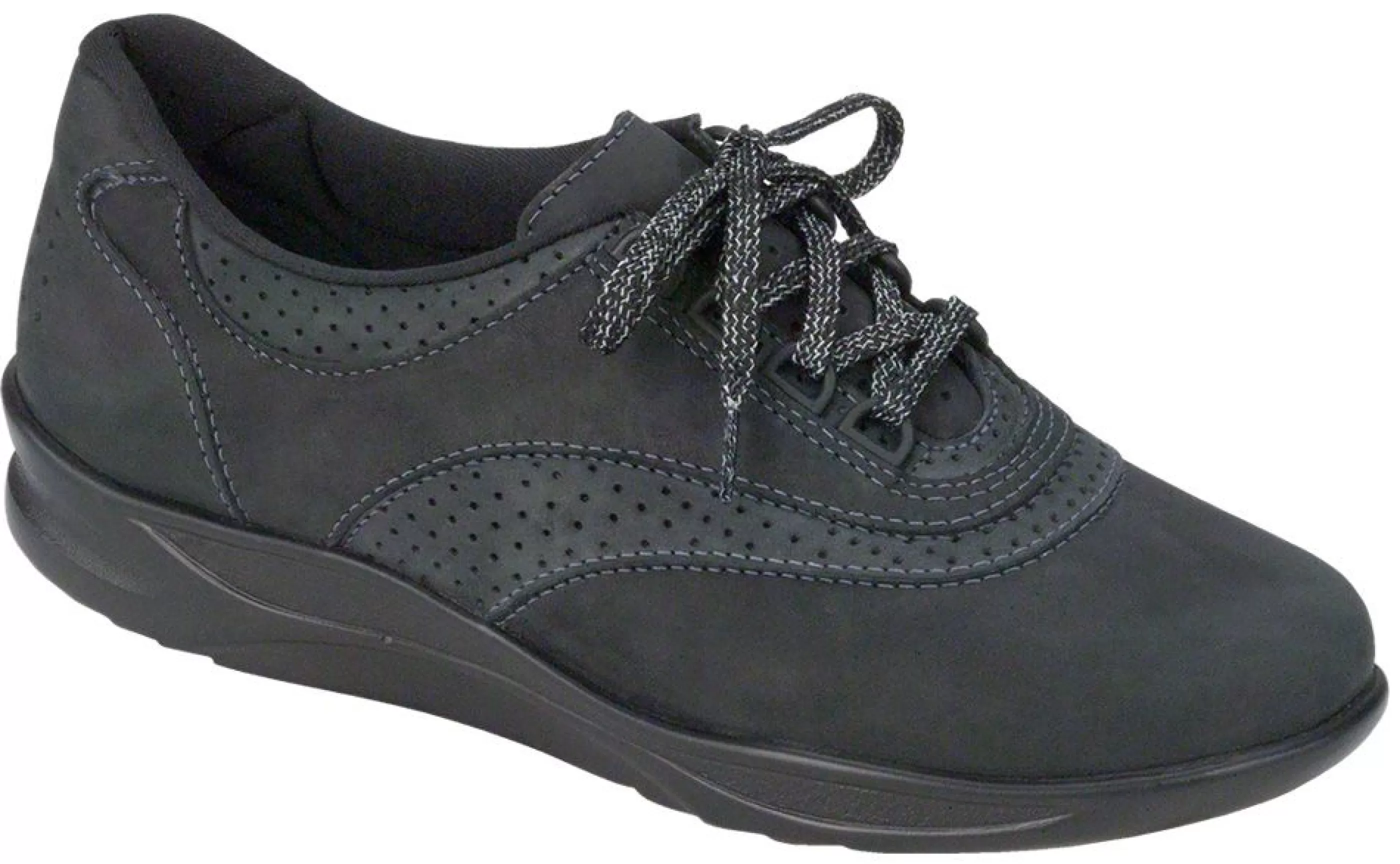 Discount Walk Easy Nero Nubuck Leather Walking Shoe Women Walking