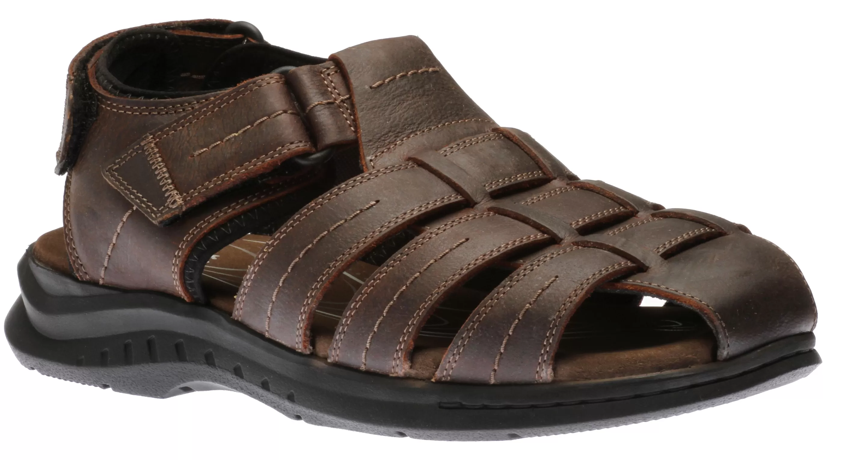 Clearance Walkford Fish Brown Men Sandal