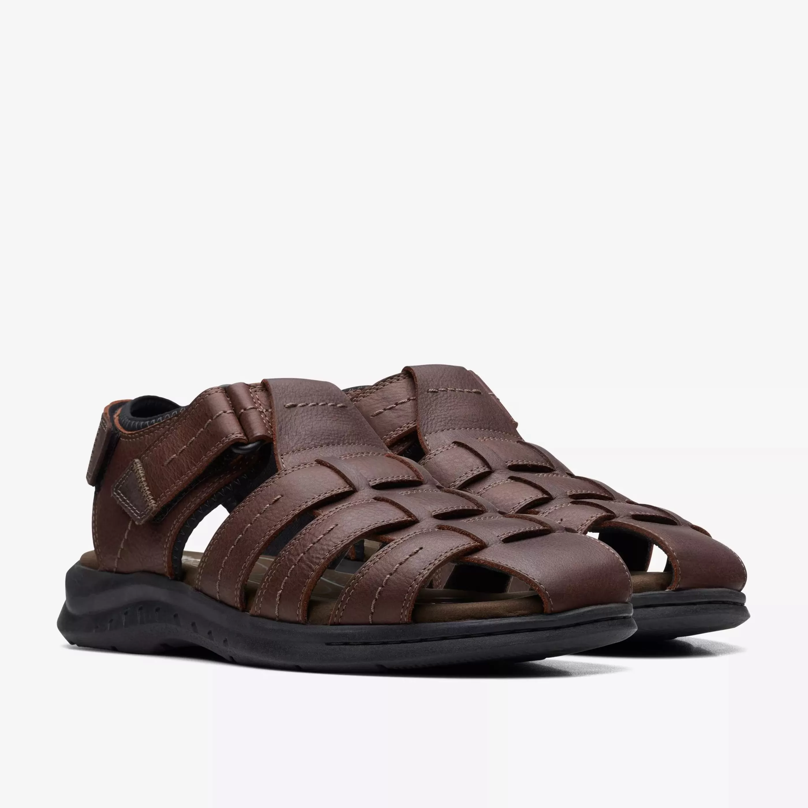 Clearance Walkford Fish Brown Men Sandal