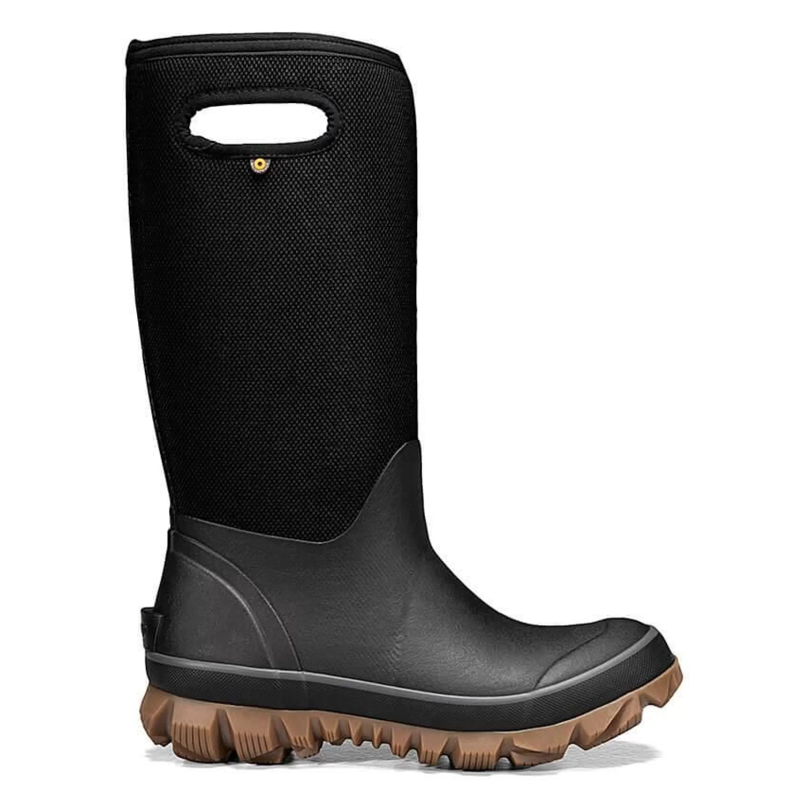 Shop Whiteout Woven Black Waterproof Winter Boot Women Rain Boot