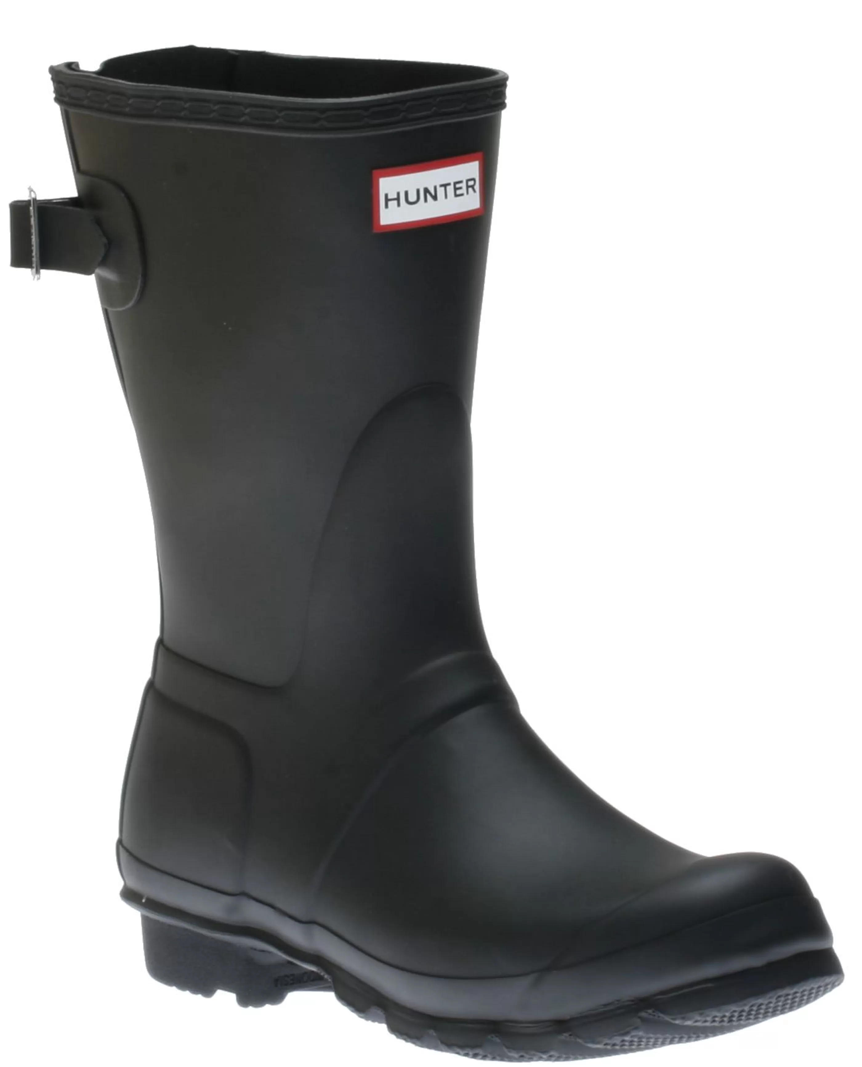 Best Sale Women's Black Short Back Adjustable Rain Boots Women Rain Boot