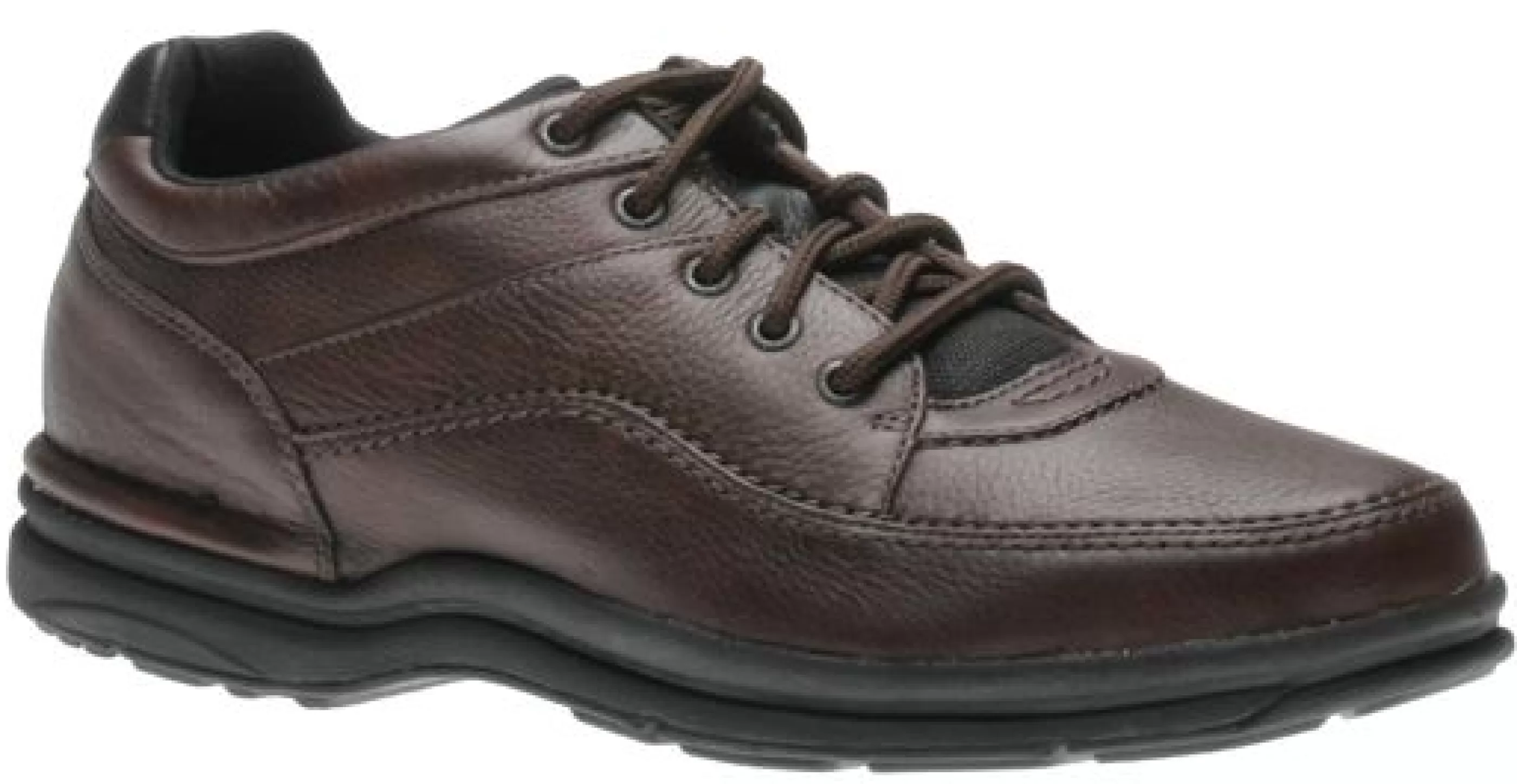 Sale World Tour Classic Brown Leather Lace-Up Walking Shoe Men Walking