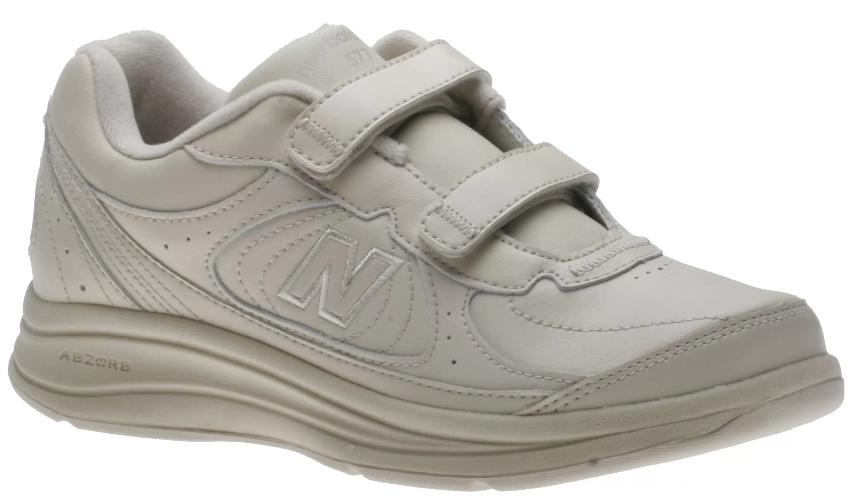 Best Ww577Vb Beige Leather Velcro Walking Shoe Women Walking