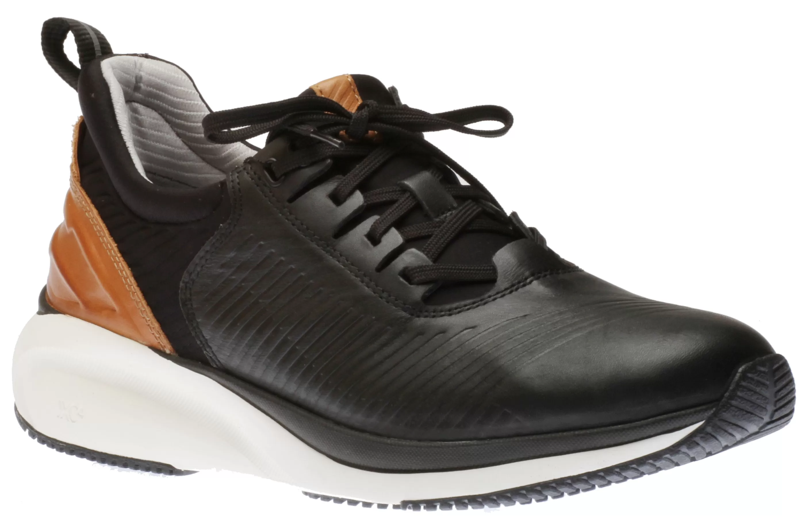 Online Xc4 Tr1-Luxe Hybrid Black Leather Lace-Up Sneaker Men Walking